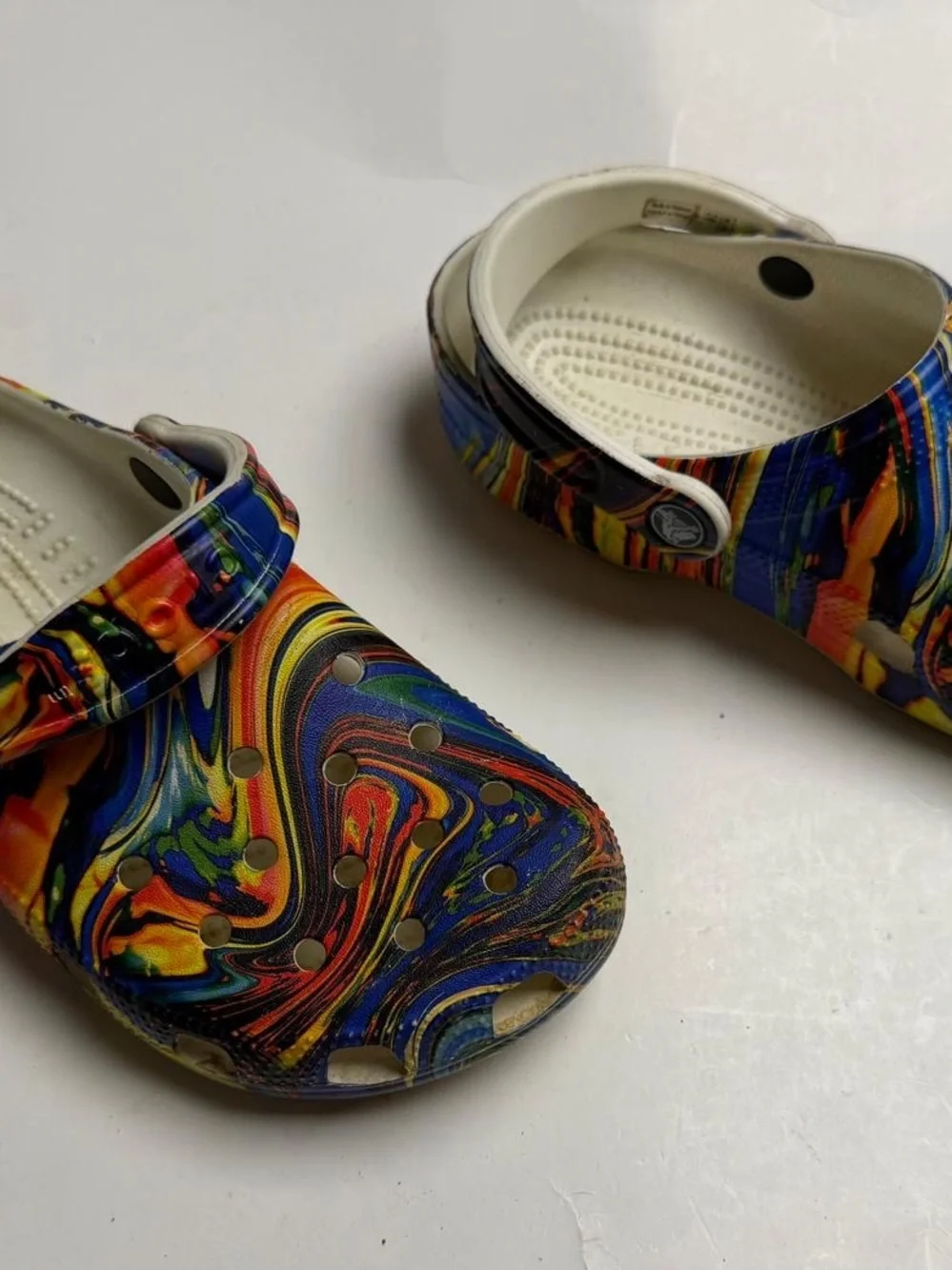 CROCS Kids Slip-On Clog in Multicolor Swirl